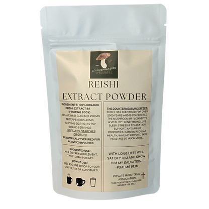 Organic Reishi Extract Powder (60 Servings)